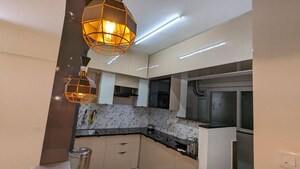 Kitchen in 3 BHK Apartment at Amrutha Heights Phase II, Whitefield – for Rent