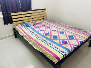 Bedroom in 3 BHK Apartment at Amrutha Heights Phase II, Whitefield – for Rent