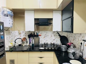 Kitchen in 3 BHK Apartment at Amrutha Heights Phase II, Whitefield – for Rent