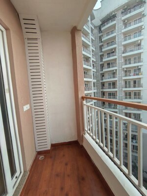 Balcony in 3 BHK Apartment at Rishita Mulberry Heights, Sushant Golf City – for Rent
