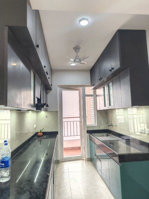 Kitchen in 3 BHK Apartment at Rishita Mulberry Heights, Sushant Golf City – for Rent