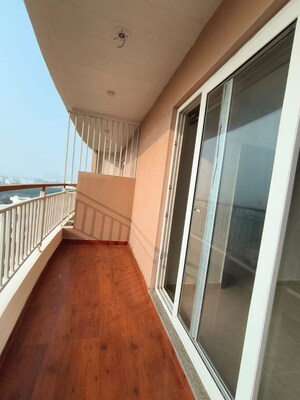 Balcony in 3 BHK Apartment at Rishita Mulberry Heights, Sushant Golf City – for Rent