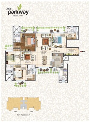 Master Plan in 4 BHK Apartment at ACE Parkway, Sector 150 – for Sale