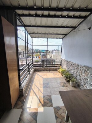 Balcony in 4 BHK Builder Floor at Green Fields Colony – for Rent