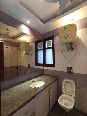 Kitchen in 3 BHK Builder Floor at Greater Kailash I – for Rent
