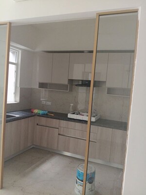 Kitchen in 3 BHK Builder Floor at Smart World Orchard, Sector 61 – for Rent