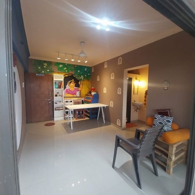 Living Room, pate-stylus 2 Bedroom 950 Sq.Ft. Apartment In Balewadi Pune 10716611