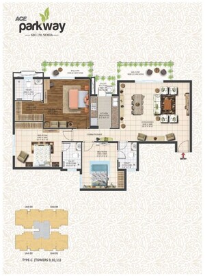 Master Plan in 3 BHK Apartment at ACE Parkway, Sector 150 – for Sale