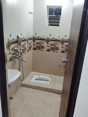 Bathroom in 3 BHK Apartment at Omkar Nagar – for Rent