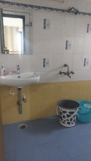 Bathroom in 3 BHK Builder Floor at Jubilee Hills – for Rent