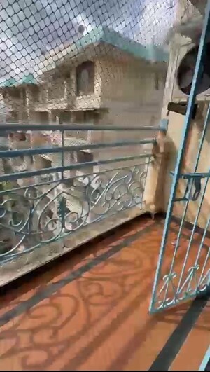 Balcony in 3 BHK Apartment at Tharwani Rosewood Heights, Kharghar Sector 10 – for Rent