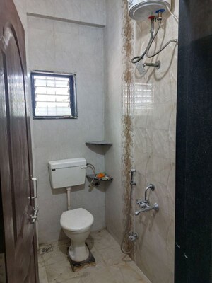 Bathroom in 2 BHK Independent House at BU Bhandari East Street, Kharadi – for Rent