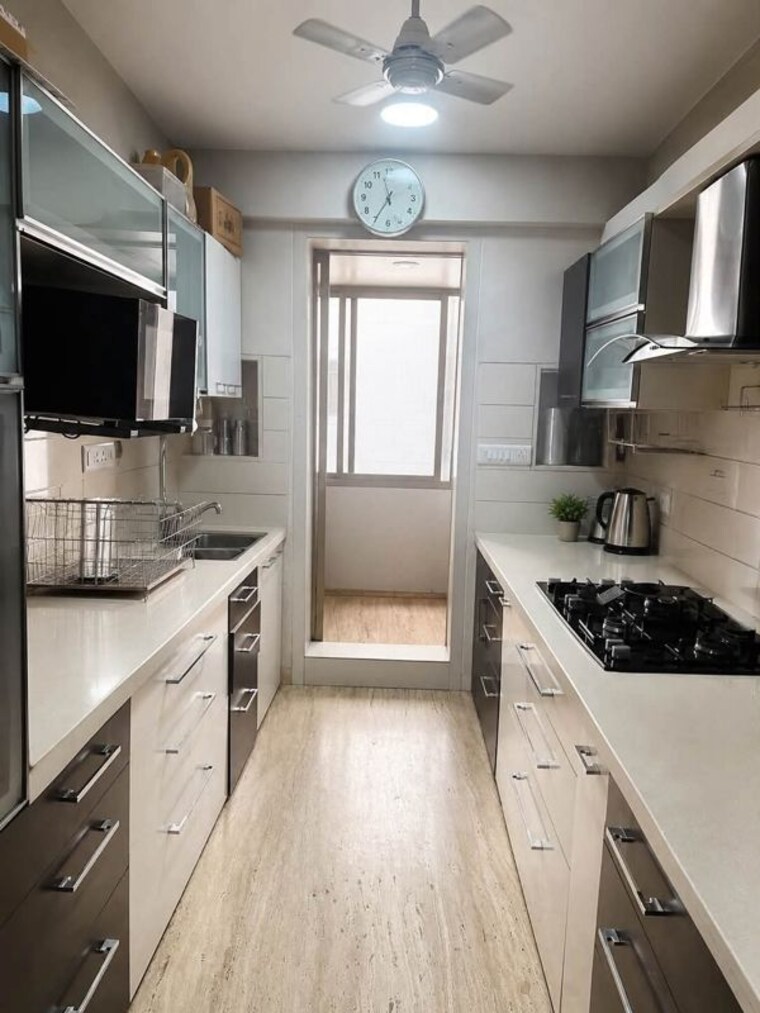 Kitchen, beach-apartments 2 Bedroom 700 Sq.Ft. Apartment In Juhu Mumbai 10716842