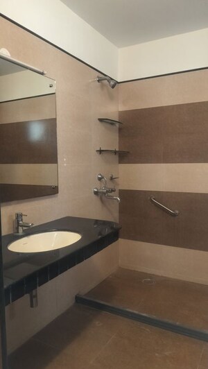 Bathroom in 3 BHK Builder Floor at Jubilee Hills – for Rent