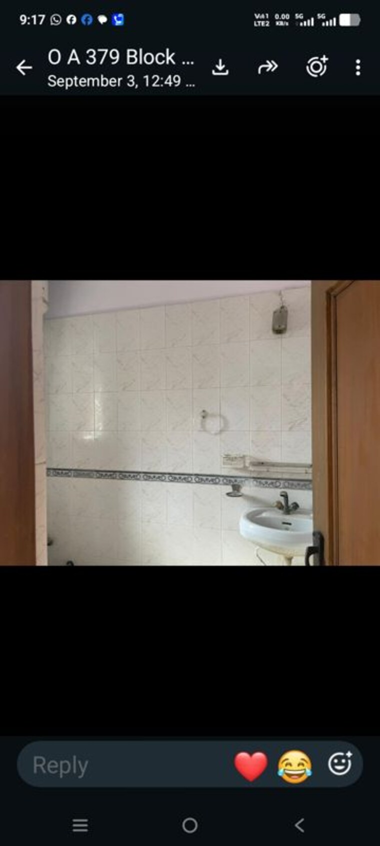Bathroom, sector 19 3 Bedroom 1600 Sq.Ft. Builder Floor In Sector 19 Noida 10716892