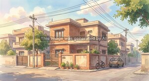  Independent House – Exterior View View at Barewal Awana - for Sale