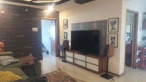 Living Room in 3 BHK Apartment at Jubilee Hills – for Rent