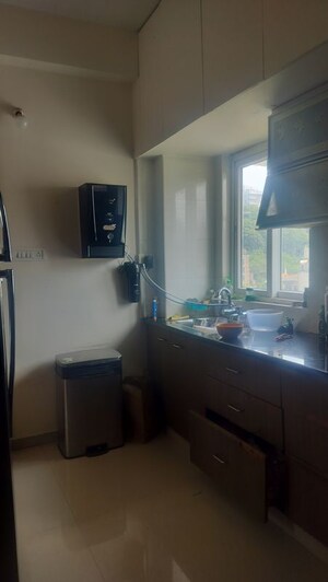 Kitchen in 3 BHK Apartment at Jubilee Hills – for Rent