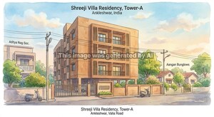  Apartment – Exterior View View at Ankleshwar - for Sale