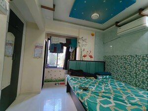 Bedroom in 1 BHK Apartment at Amrut Dham Apartment, Gothivali Village – for Sale