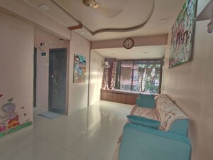 Living Room in 1 BHK Apartment at Amrut Dham Apartment, Gothivali Village – for Sale