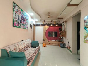 Living Room in 1 BHK Apartment at Amrut Dham Apartment, Gothivali Village – for Sale