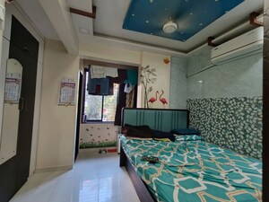 Bedroom in 1 BHK Apartment at Amrut Dham Apartment, Gothivali Village – for Sale