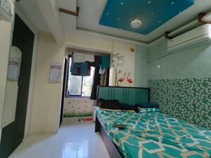 Bedroom in 1 BHK Apartment at Amrut Dham Apartment, Gothivali Village – for Sale