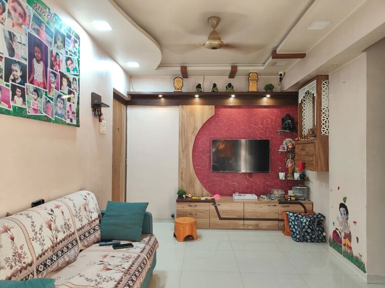 Living Room, amrut-dham-apartment 1 Bedroom 610 Sq.Ft. Apartment In Gothivali Village Navi Mumbai 10716977