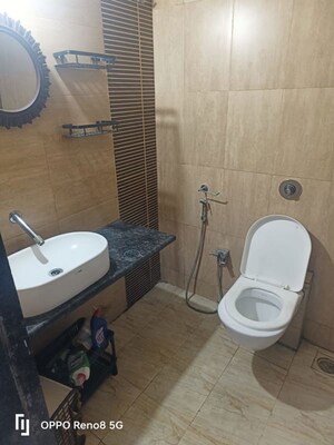 Bathroom in 2 BHK Apartment at Simran Sapphire, Kharghar – for Rent
