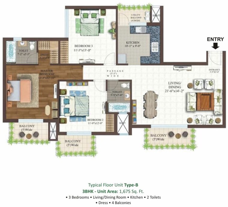 Master Plan, ace-golfshire 3 Bedroom 1675 Sq.Ft. Apartment In Sector 150 Noida 10717024