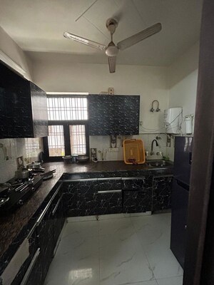 Kitchen in 3 BHK Builder Floor at Green Fields Colony – for Rent