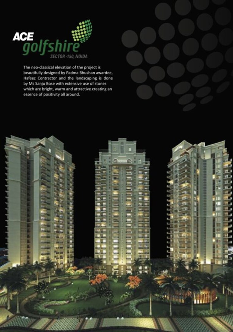 Exterior View, ace-golfshire 3 Bedroom 2095 Sq.Ft. Apartment In Sector 150 Noida 10717031