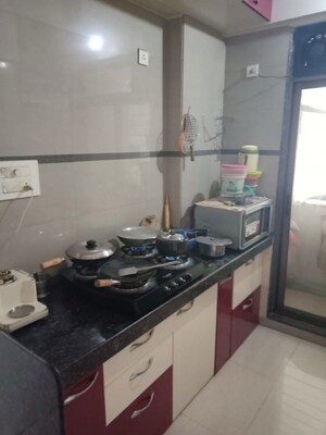 Kitchen in 2 BHK Apartment at Concret Sai Saakshaat, Kharghar – for Rent