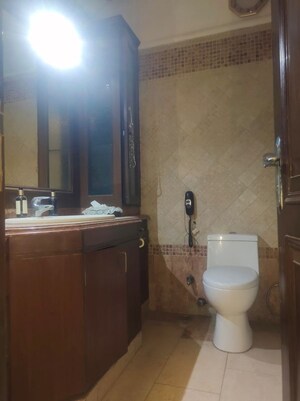 Bathroom in 4 BHK Builder Floor at New Friends Colony – for Sale