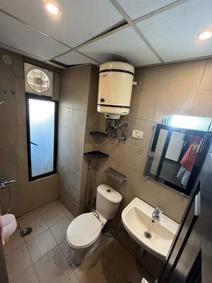 Bathroom in 2 BHK Apartment at Mittal Rajnagar Residency, Raj Nagar Extension – for Rent