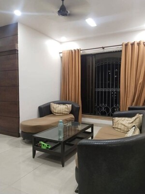 Living Room in 3 BHK Apartment at Trishul Gold Coast, Ghansoli – for Rent