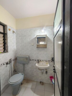 Bathroom in 1 BHK Apartment at Dheeraj Darshan, Jogeshwari East – for Rent