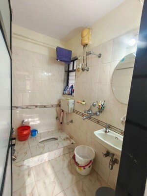 Bathroom in 1 BHK Apartment at Dheeraj Darshan, Jogeshwari East – for Rent