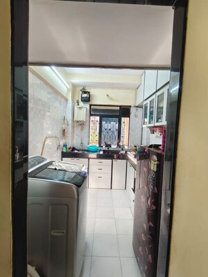 Kitchen in 1 BHK Apartment at Dheeraj Darshan, Jogeshwari East – for Rent