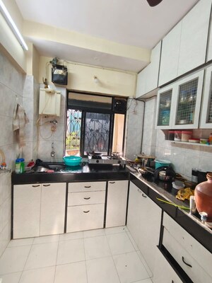 Kitchen in 1 BHK Apartment at Dheeraj Darshan, Jogeshwari East – for Rent