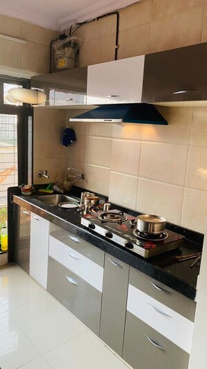 Kitchen in 3 BHK Apartment at Nityanand Apartment Borivali, Borivali East – for Sale