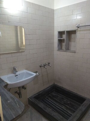 Bathroom in 3 BHK Apartment at Saket – for Rent