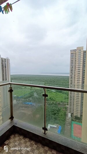 Balcony in 2 BHK Apartment at Bhagwati Eleganza, Ghansoli – for Rent