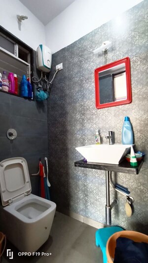 Bathroom in 2 BHK Apartment at Bhagwati Eleganza, Ghansoli – for Rent