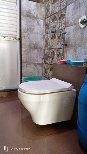 Bathroom in 2 BHK Apartment at Bhagwati Eleganza, Ghansoli – for Rent