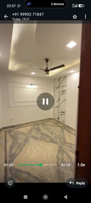 Bathroom in 3 BHK Apartment at Jawahar Park – for Sale