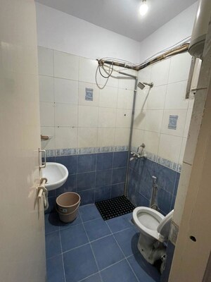 Bathroom in 2 BHK Builder Floor at Mehrauli – for Rent
