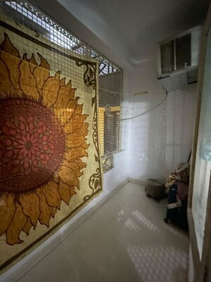Living Room in 2 BHK Builder Floor at Mehrauli – for Rent