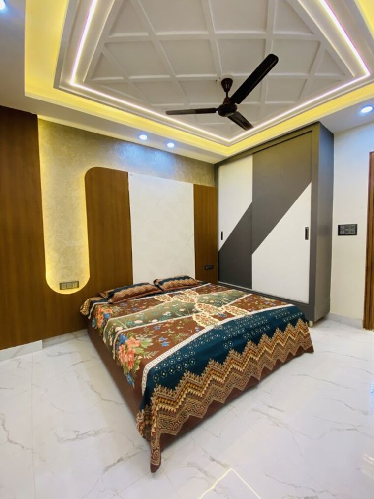 Bedroom, uttam nagar 3 Bedroom 150 Sq.Yd. Builder Floor In Uttam Nagar Delhi 10717188